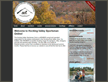 Tablet Screenshot of hockingvalleysportsman.net